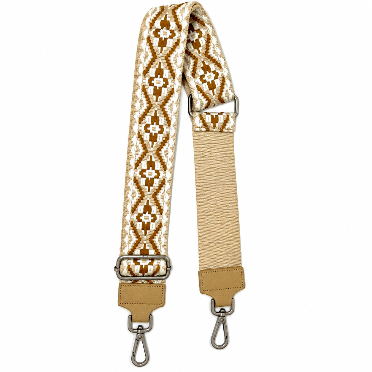 Bauchtasche Damen Beige mit Wechselriemen – 2-in-1 Set