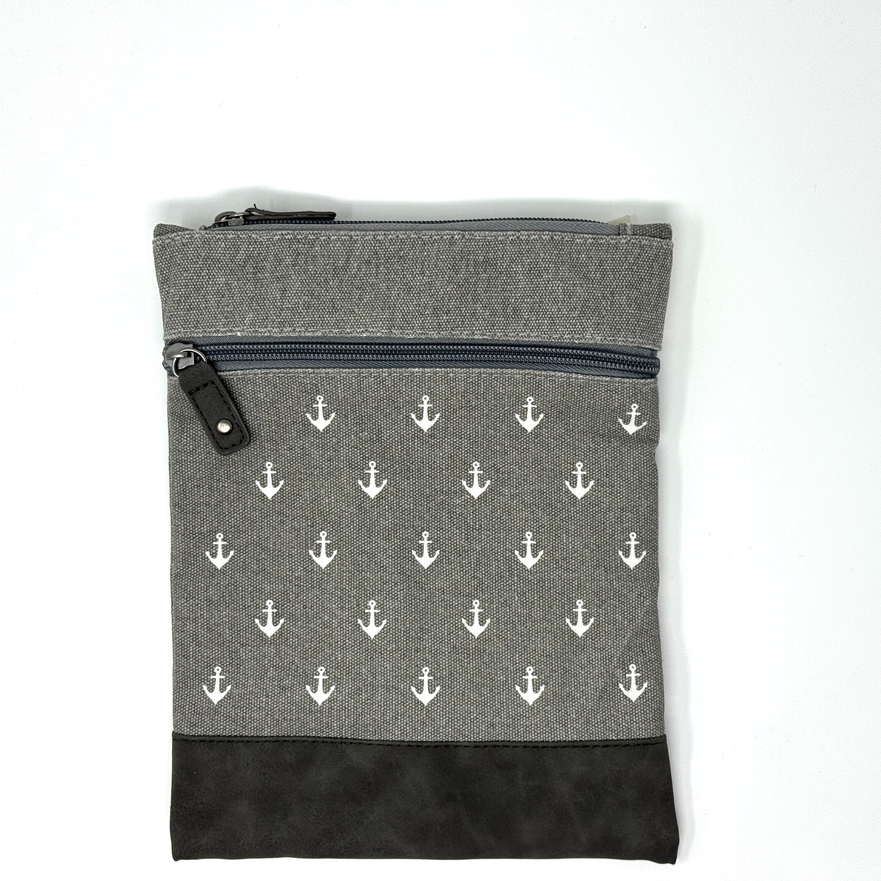 Maritime Umhängetasche Anker-Muster – Dunkelblau – Verschiedene Farben erhältlich