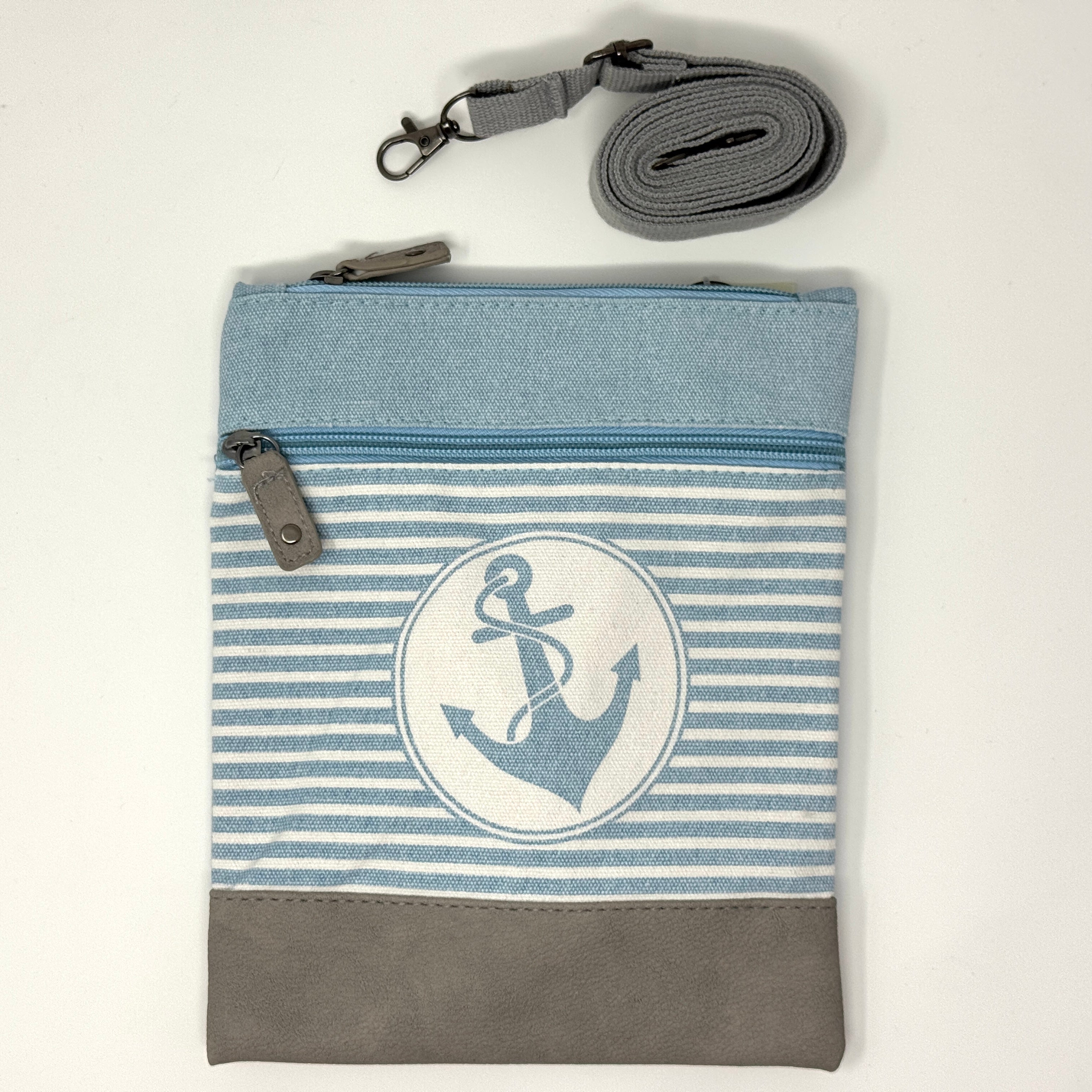 Maritime Umhängetasche mit Anker-Muster – Stylische Tasche in verschiedenen Farben