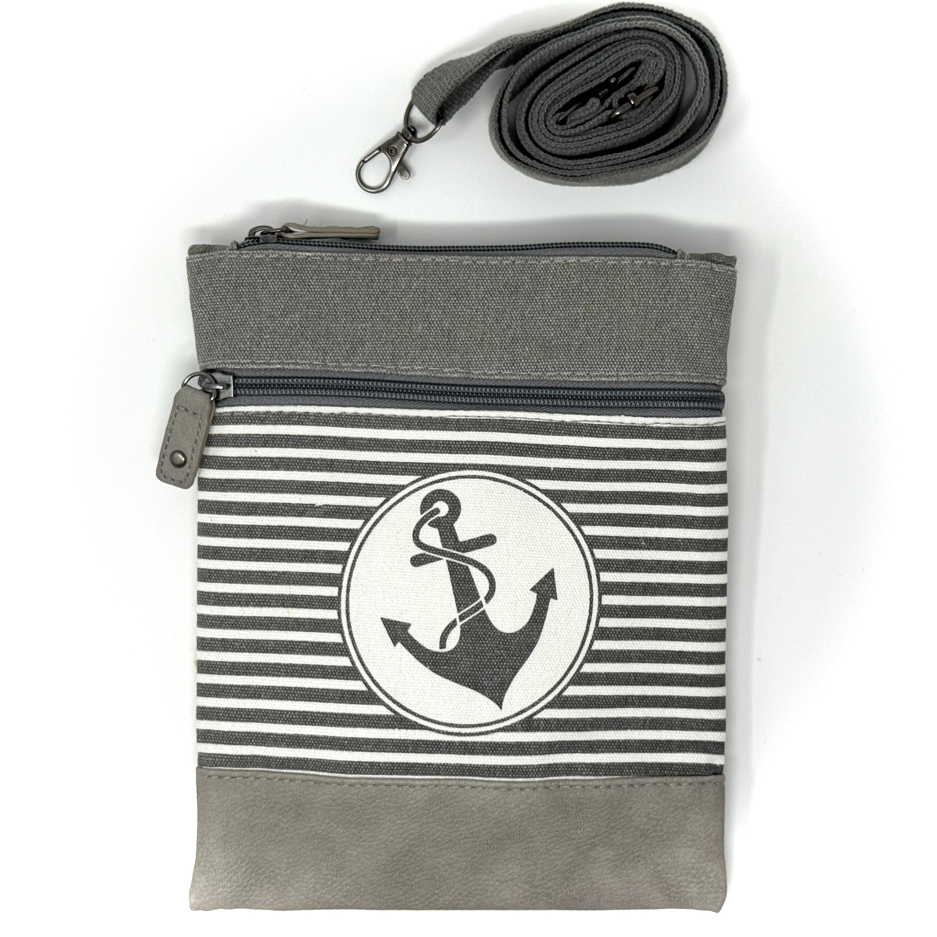 Maritime Umhängetasche mit Anker-Muster – Stylische Tasche in verschiedenen Farben