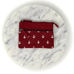 Patchwork Nautiktasche „Anker“ – Handgemacht & Maritim