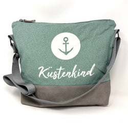 Maritime Umhängetasche „Küstenkind“ – Vegan, wasserabweisend & in verschiedenen Farben