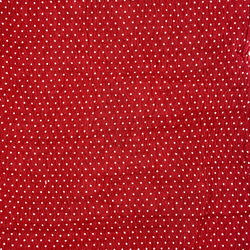 Roter Loop Schal mit weißen Punkten, weiches Material, modischer Rundschal für Damen – ideal für Frühling und Herbst
