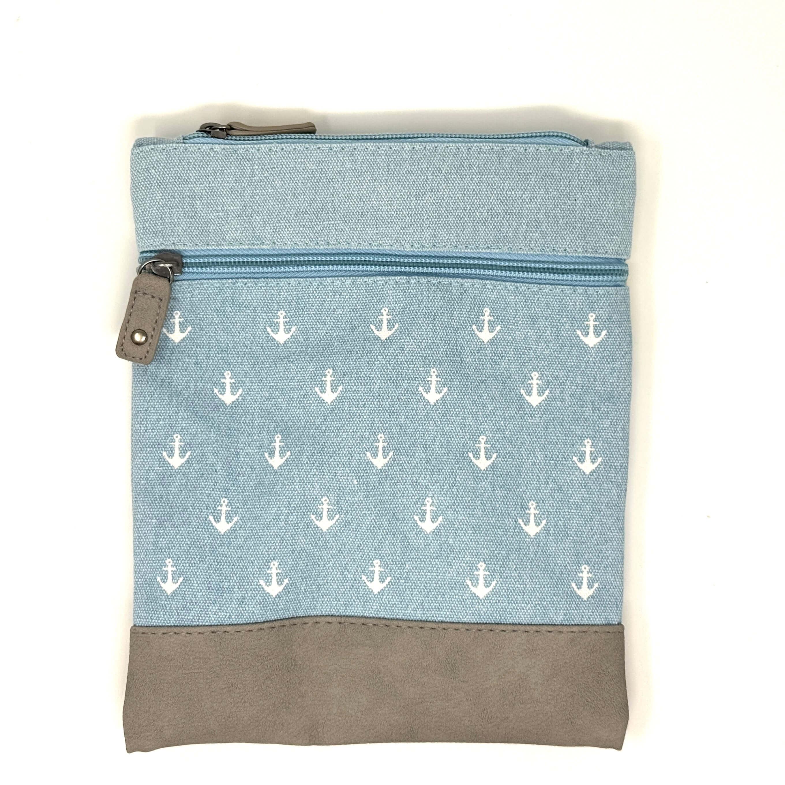 Maritime Umhängetasche für Damen, praktisch als Crossbag mit Anker-Design